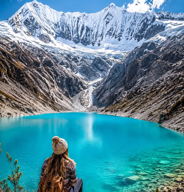 Laguna 69 y Cordillera Blanca en Áncash